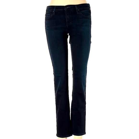 Adriano Goldschmied 25R Stilt cigarette leg dark blue denim wash mid‎ rise jeans - Picture 1 of 11